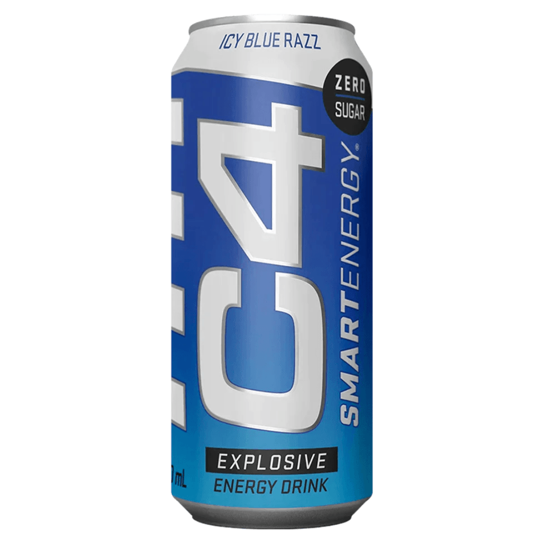C4 Smart Energy Carbonated Drink 473ml - NZ Muscle