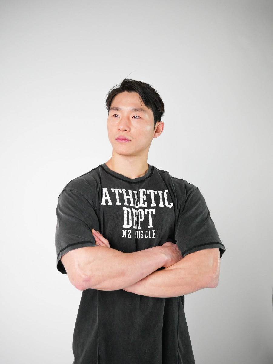 NZ Muscle Athletic Dept Tee