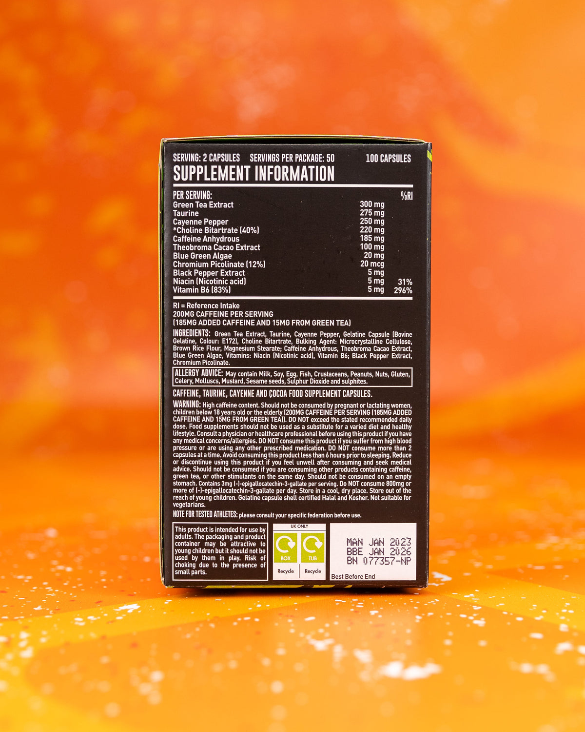 Grenade Black Ops supplement information