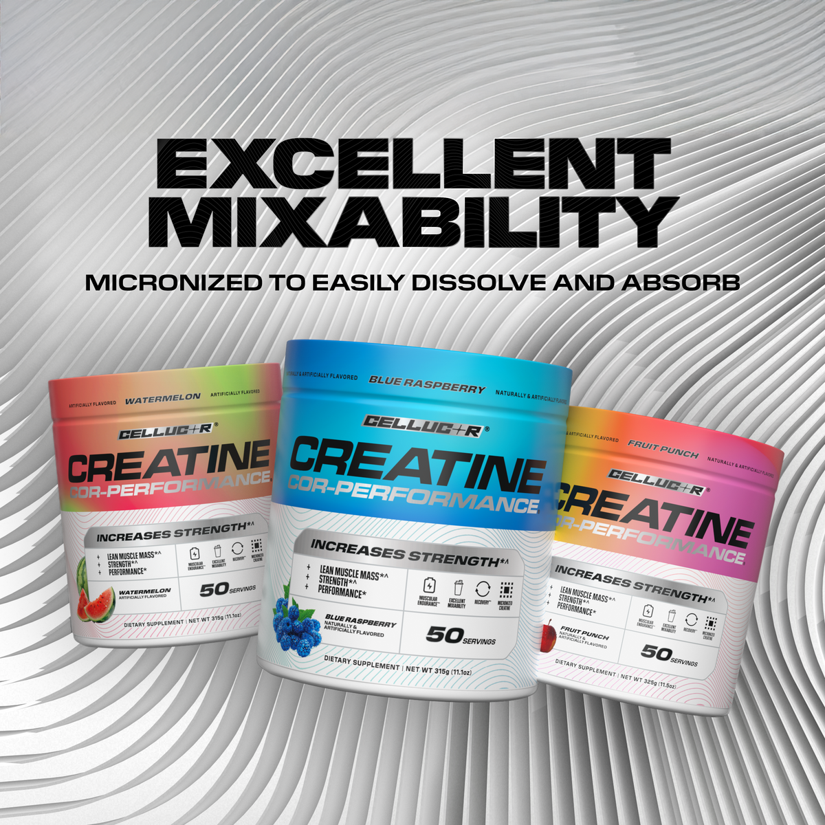 Cellucor COR Performance Flavoured Creatine excellent mixability