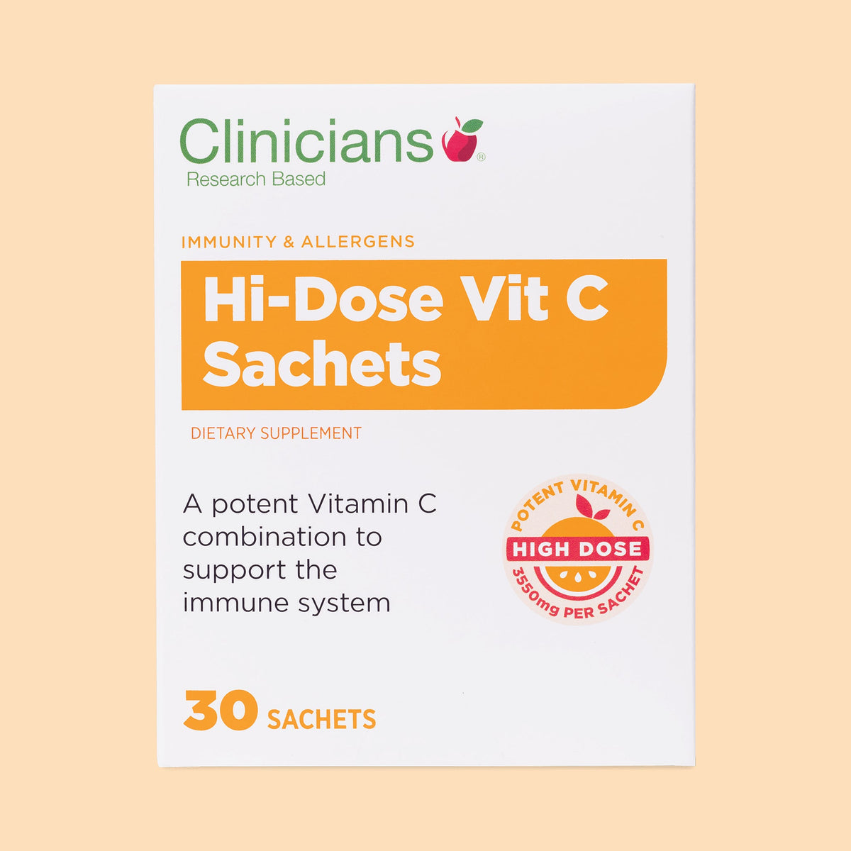 Clinicians Hi-Dose Vitamin C Sachets 30 sachets