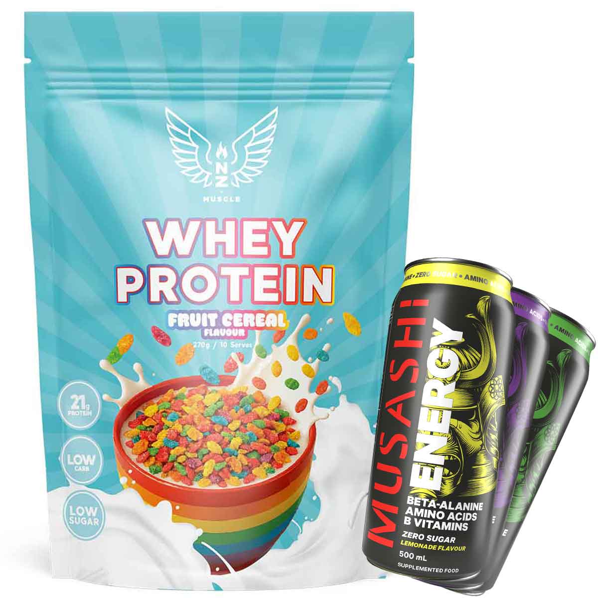 Black Friday GWP - 1 x Fruit Cereal Whey, 3 x Energy Can