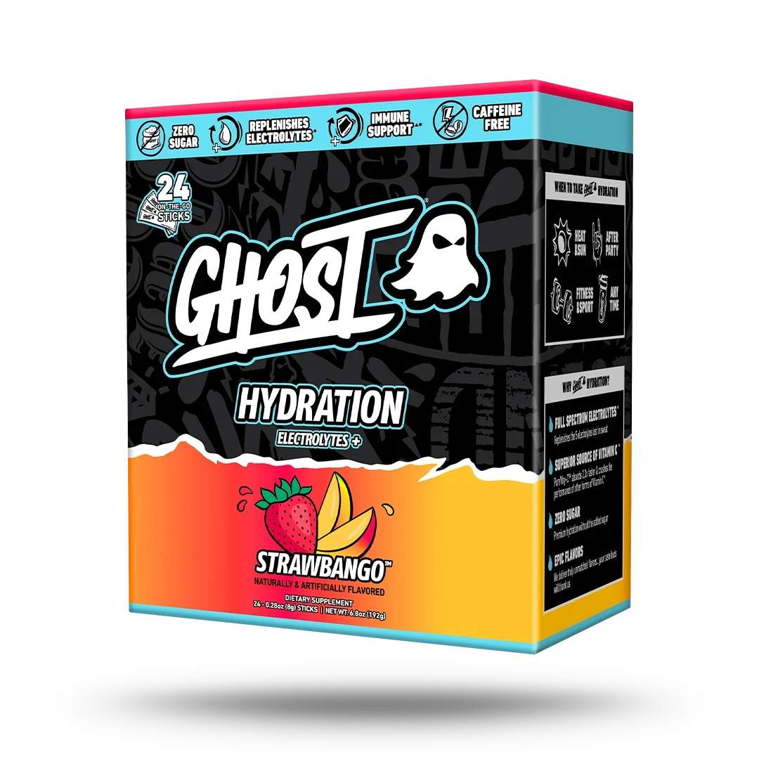 Ghost Hydration single serve stick Strawbango