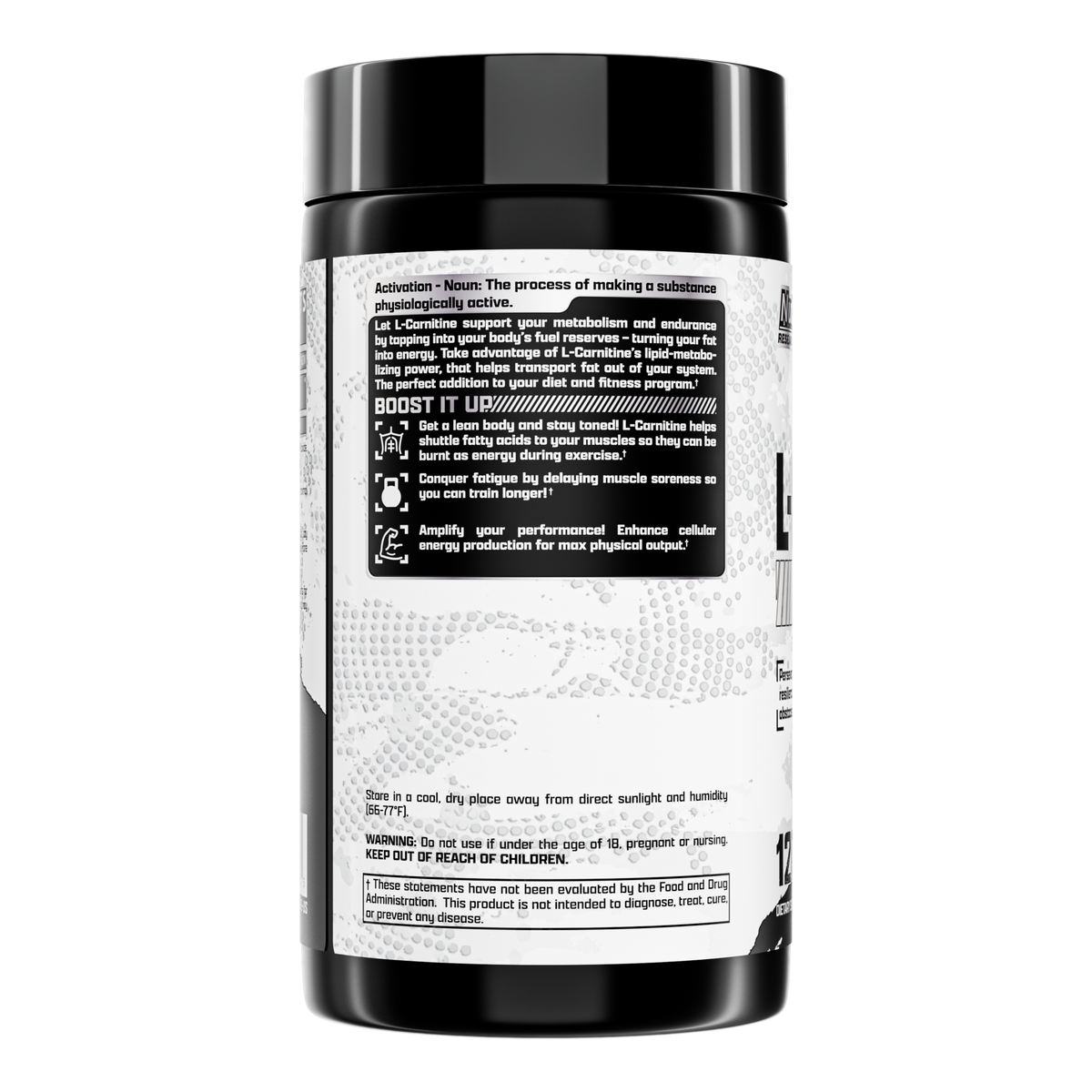 Nutrex L-Carnitine label