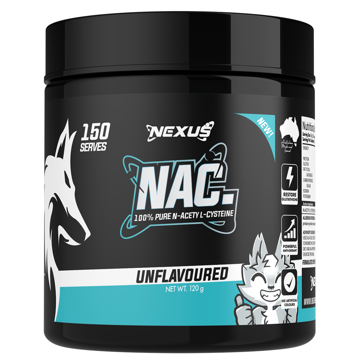 Nexus Essentials NAC 100% Pure N-Acetyl L-Cysteine