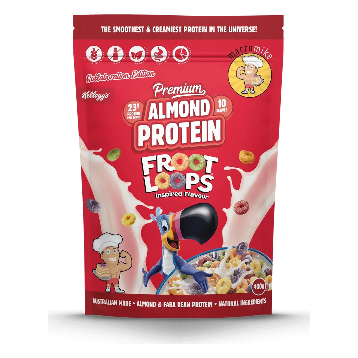 Macro Mike x Kellogg's Premium Almond Protein