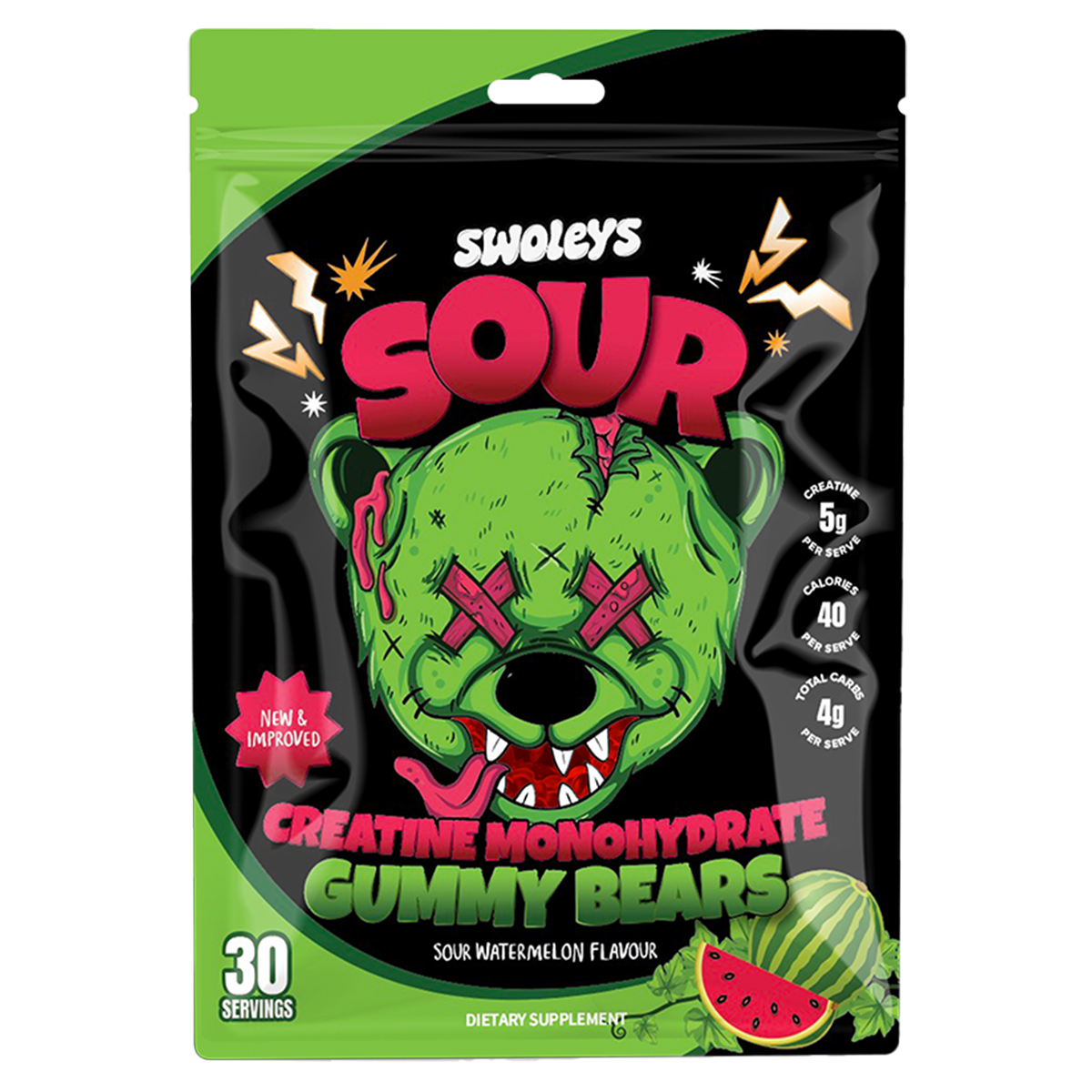 Swoleys Sour Creatine Gummies