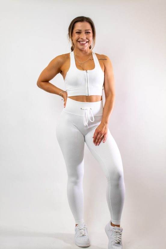 NZ Muscle Active Ribbed Sports Crop - NZ Muscle