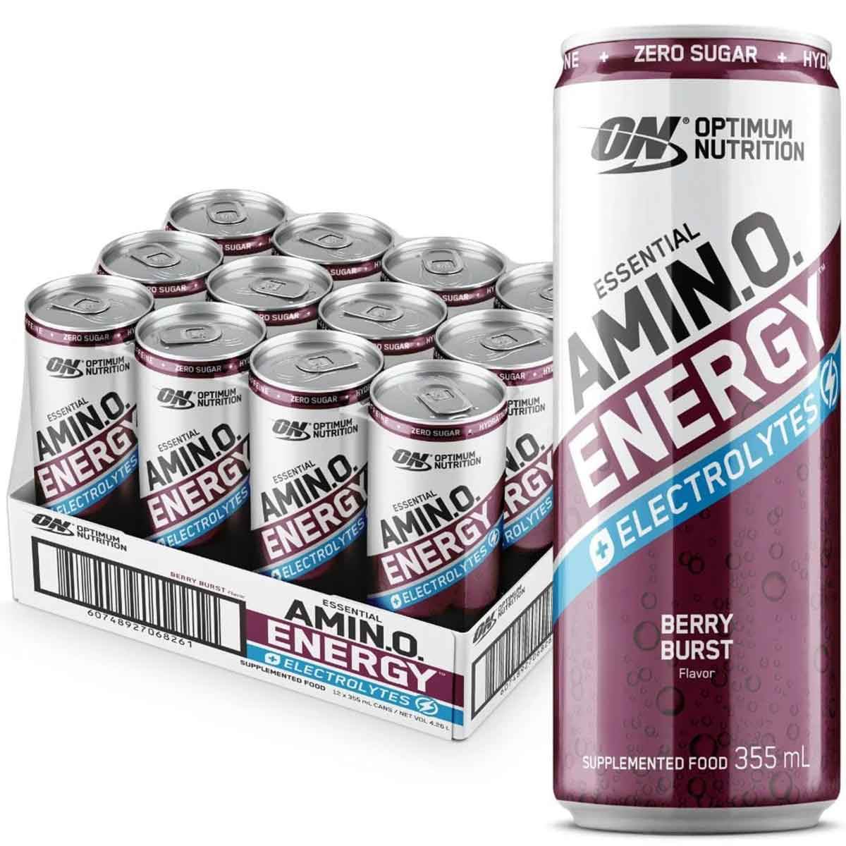 Optimum Nutrition Amino Energy Sparkling 355ml - NZ Muscle