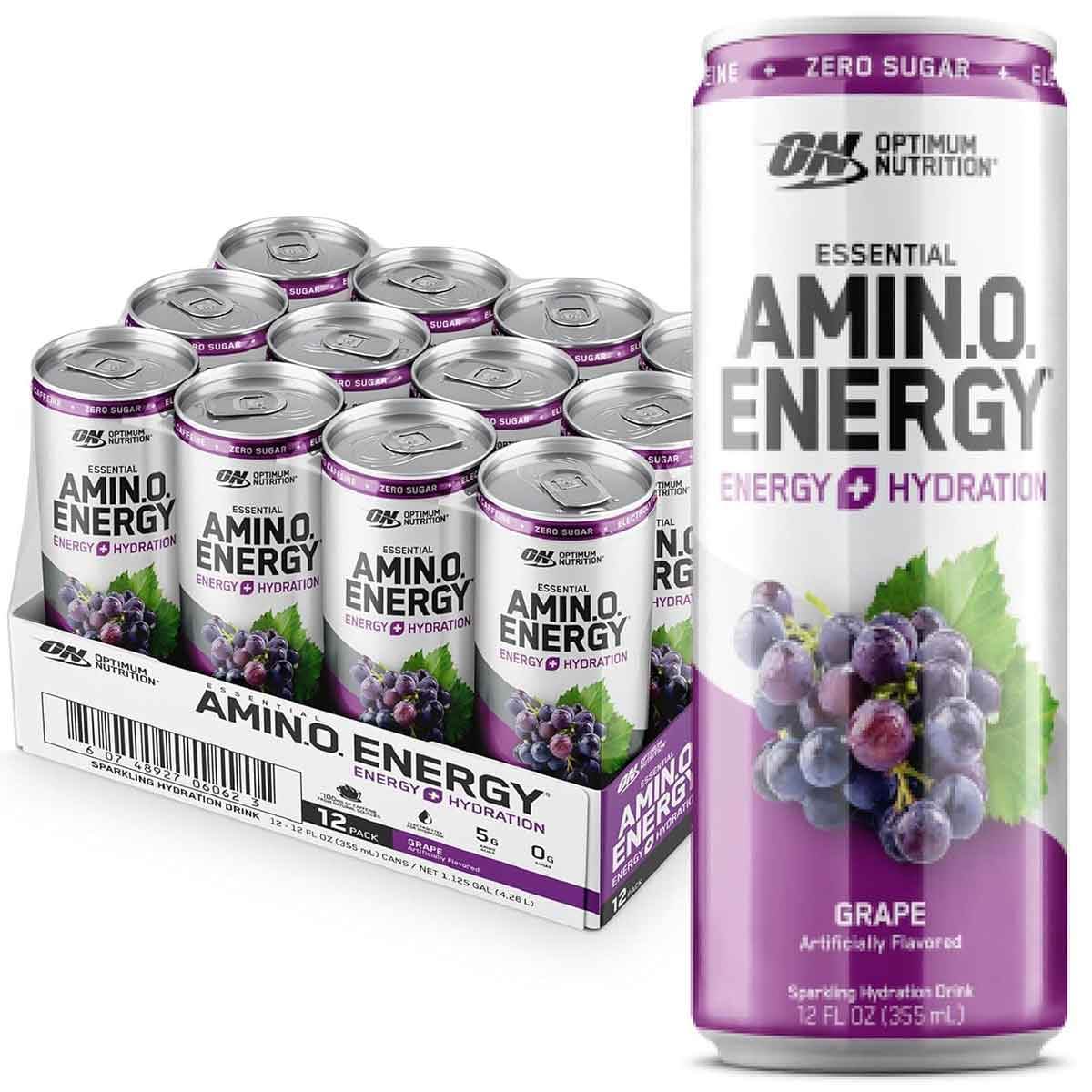 Optimum Nutrition Amino Energy Sparkling 355ml - NZ Muscle