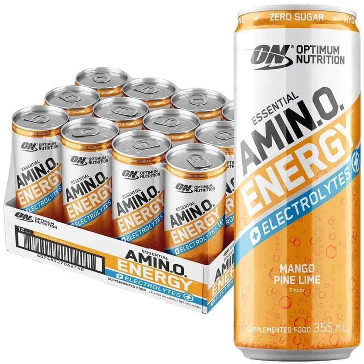 Optimum Nutrition Amino Energy Sparkling 355ml - NZ Muscle
