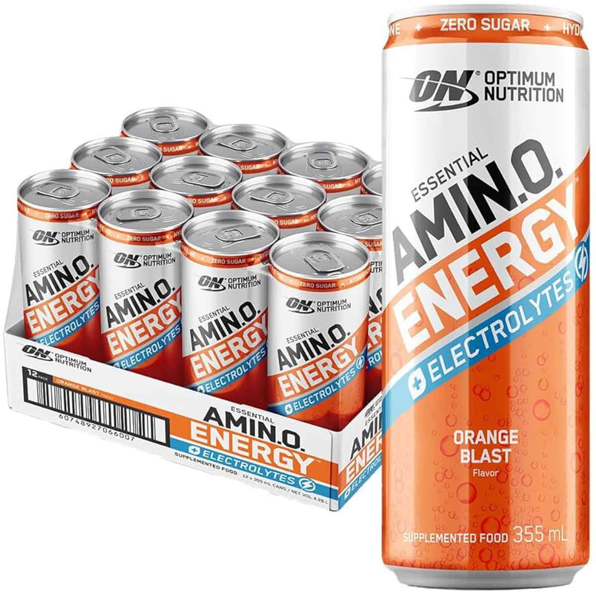 Optimum Nutrition Amino Energy Sparkling 355ml - NZ Muscle