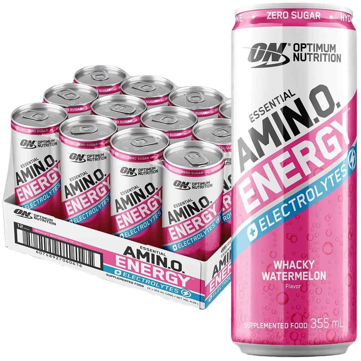 Optimum Nutrition Amino Energy Sparkling 355ml - NZ Muscle