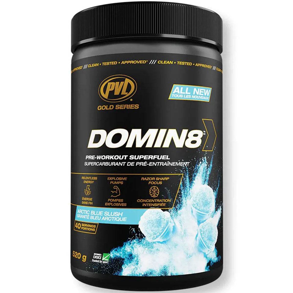 PVL Gold Series Domin8 Preworkout - NZ Muscle