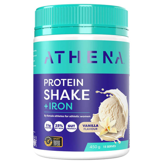 Athena Protein Shake + Iron - NZ Muscle