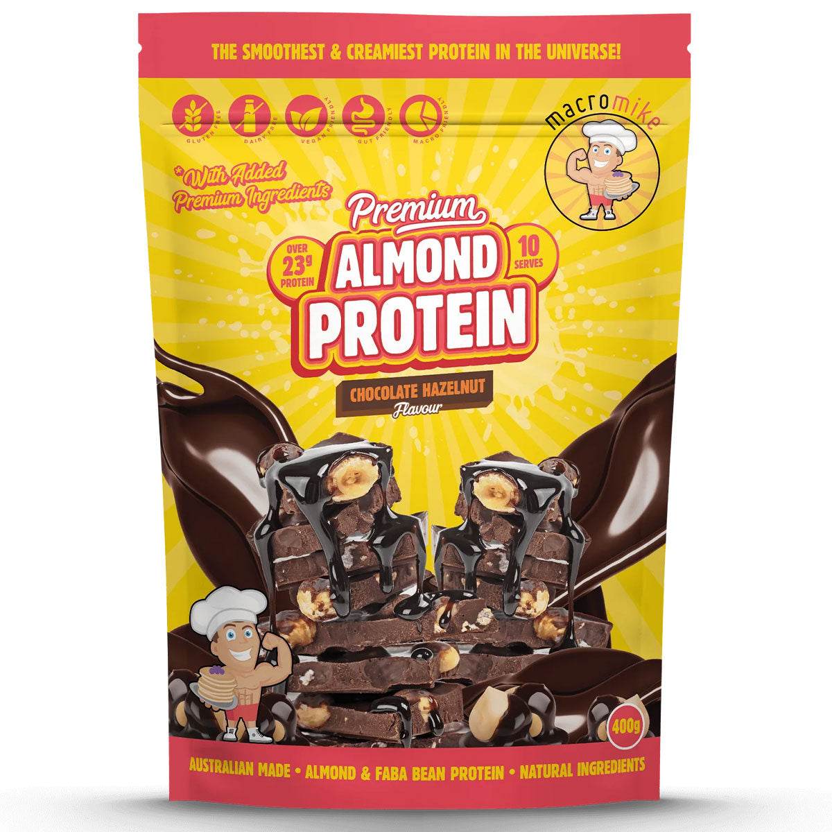 Macro Mike Premium Almond Protein - NZ Muscle