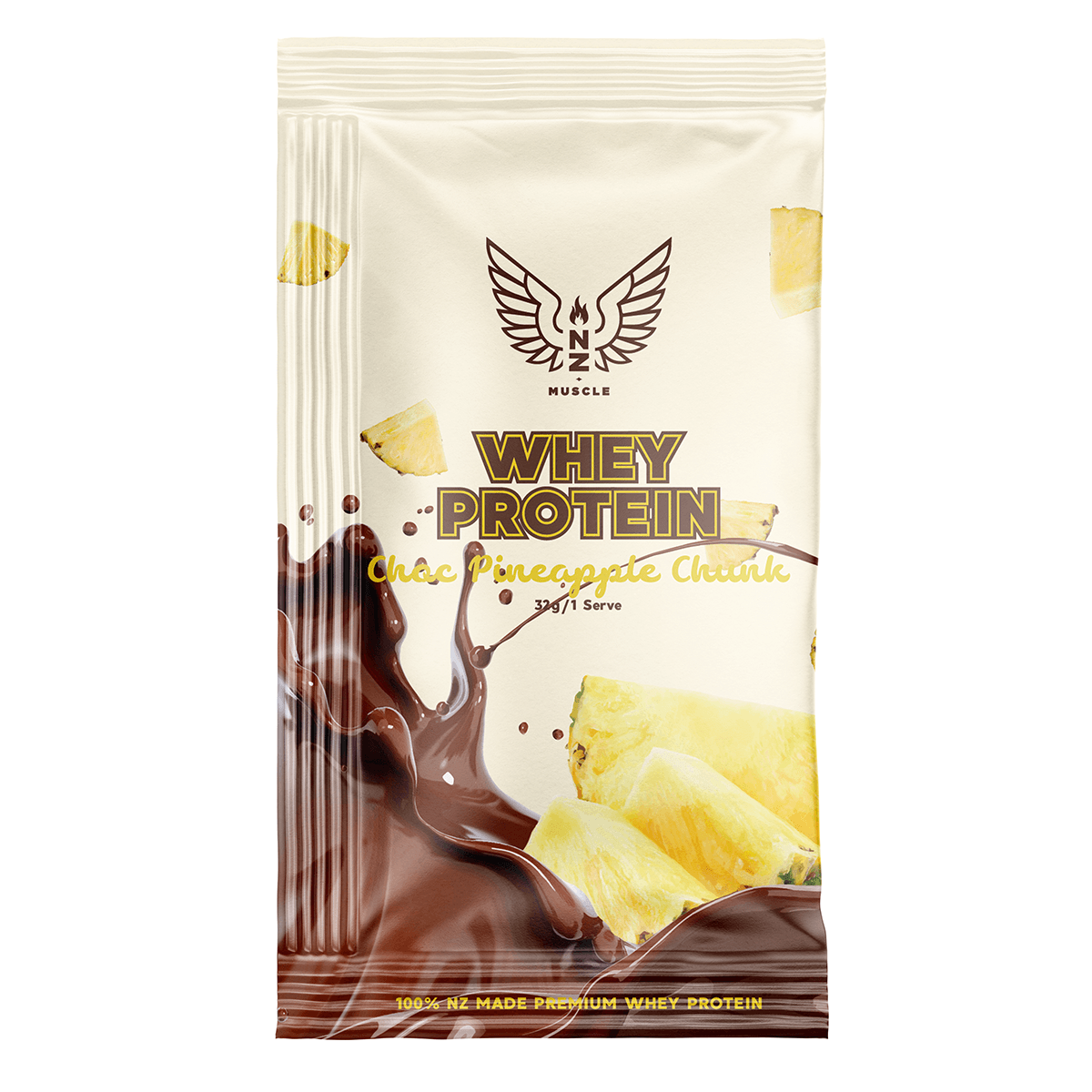 NZ Muscle Whey Protein Sachet - 1 Serve - NZ Muscle