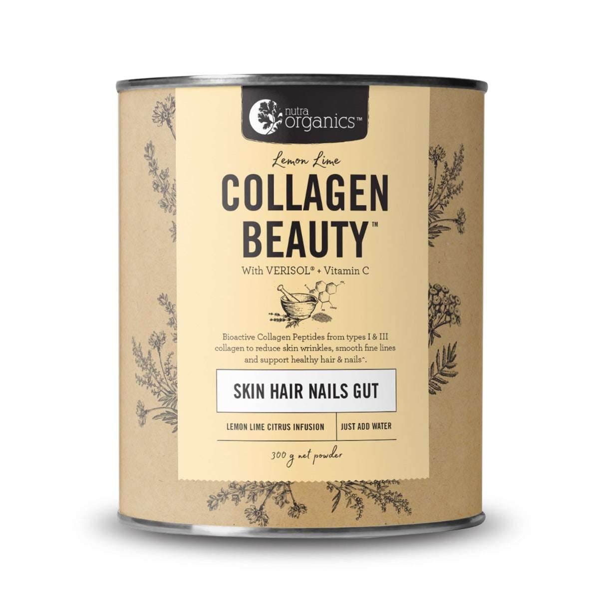Nutra Organics Collagen Beauty + Verisol 450g