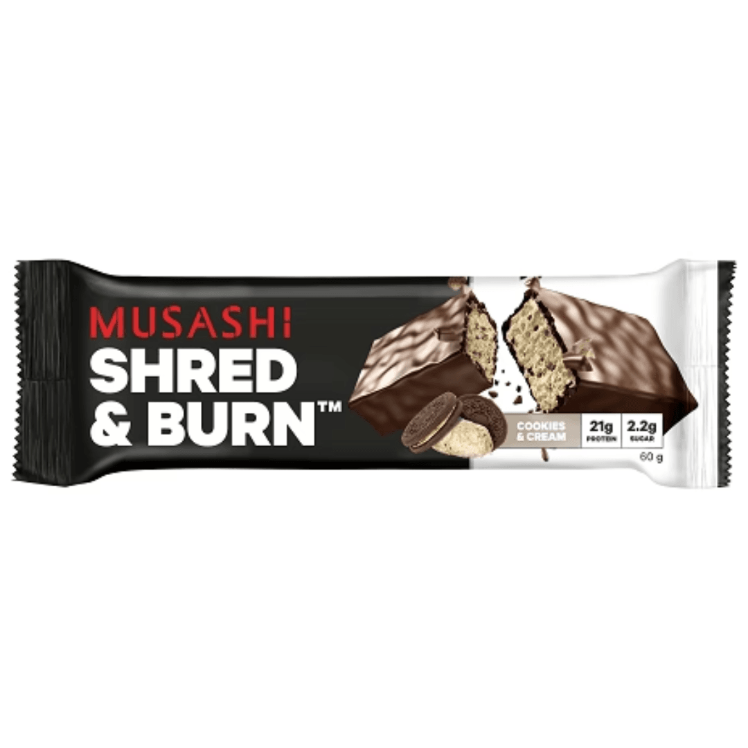 Musashi Shred and Burn Bars - NZ Muscle