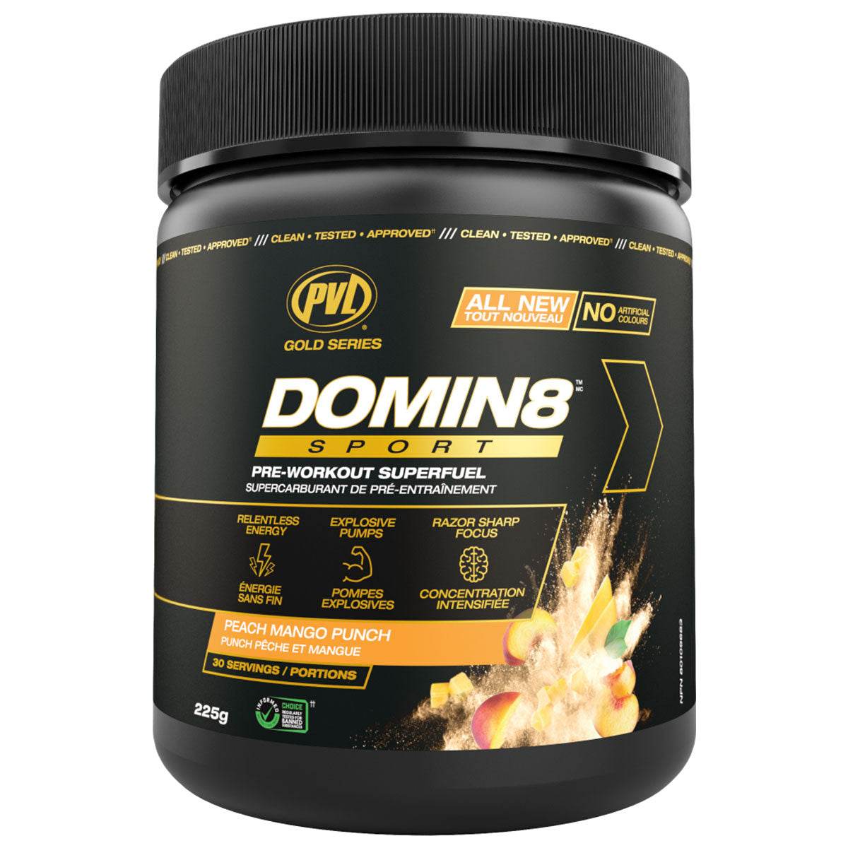 PVL Gold Series Domin8 Preworkout - NZ Muscle