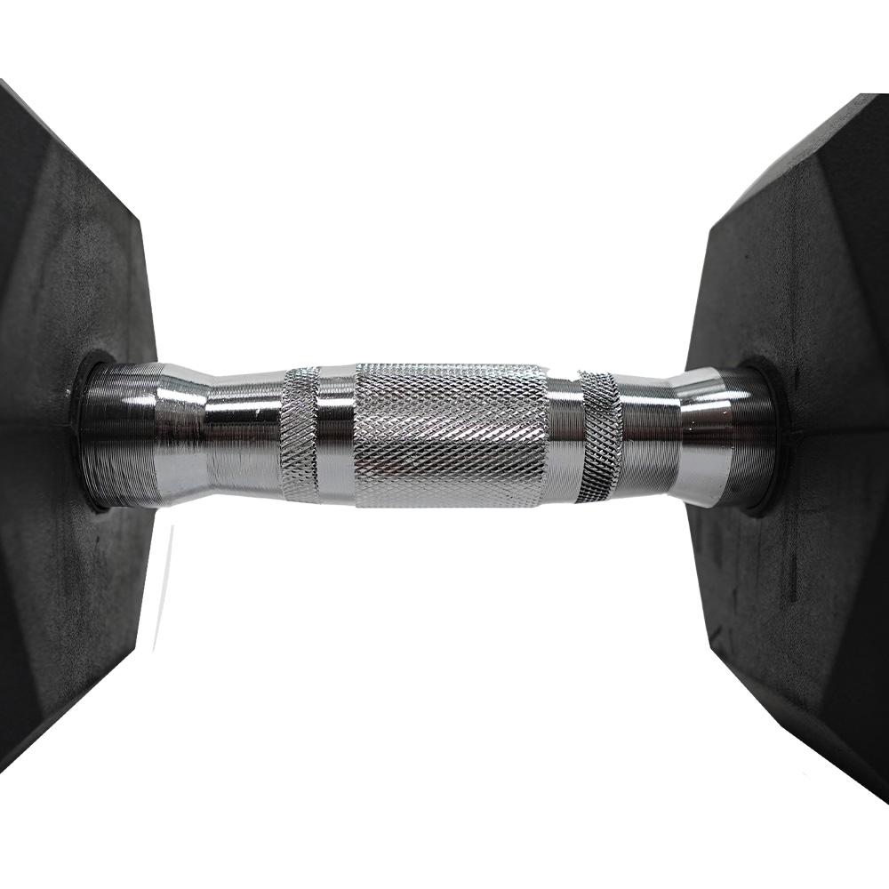 Force USA Rubber Hex Dumbbells in use