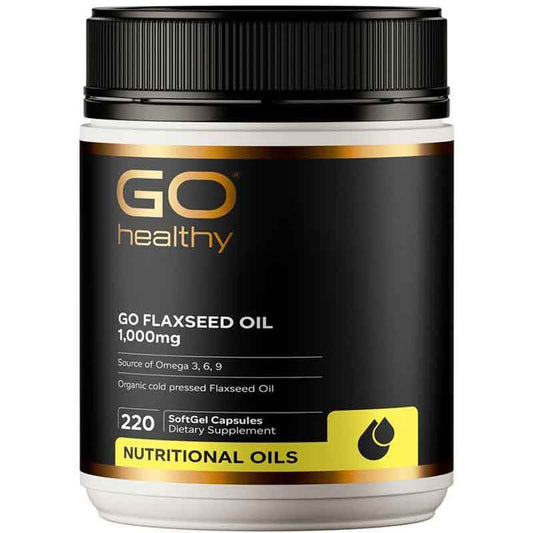 GO Healthy Flaxseed Oil 1,000mg - NZ Muscle