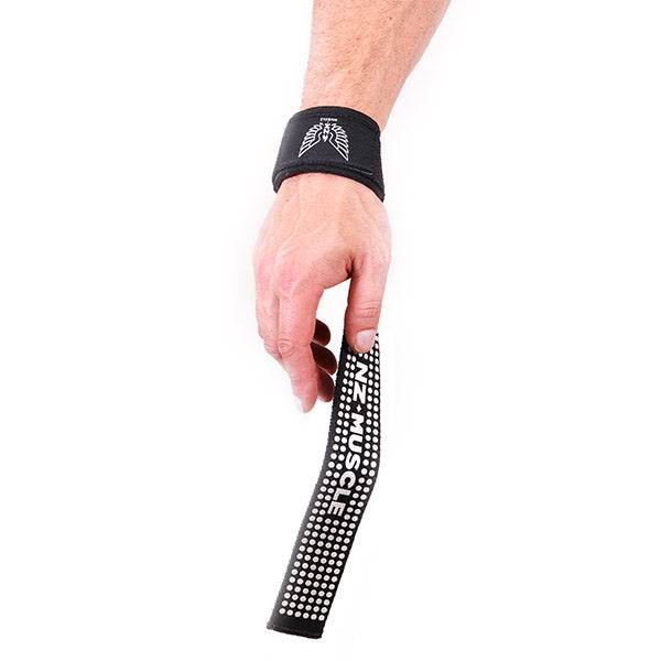 NZ Muscle Cotton Lifting Straps w/ Grip Dots Single Loop - NZ Muscle