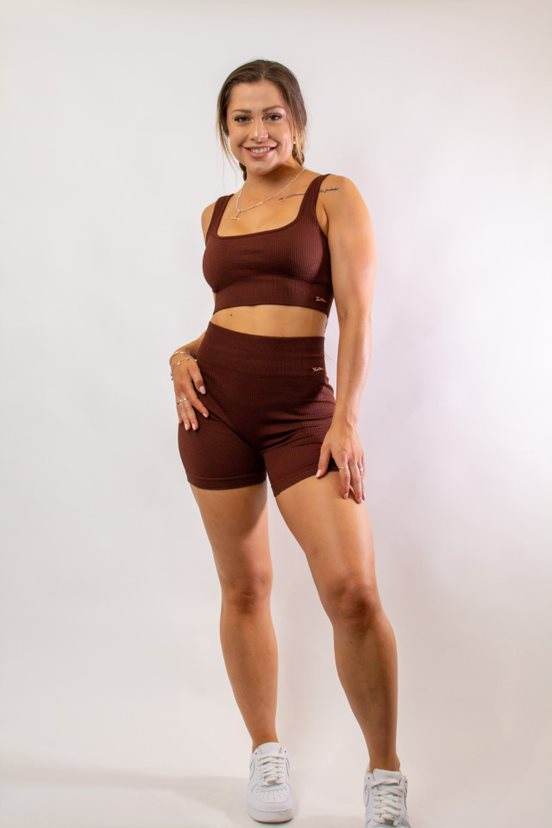 NZM X Katie Ribbed Shorts - NZ Muscle