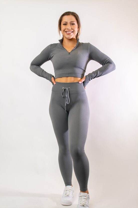 NZ Muscle Active Ribbed Long Sleeve Top - NZ Muscle
