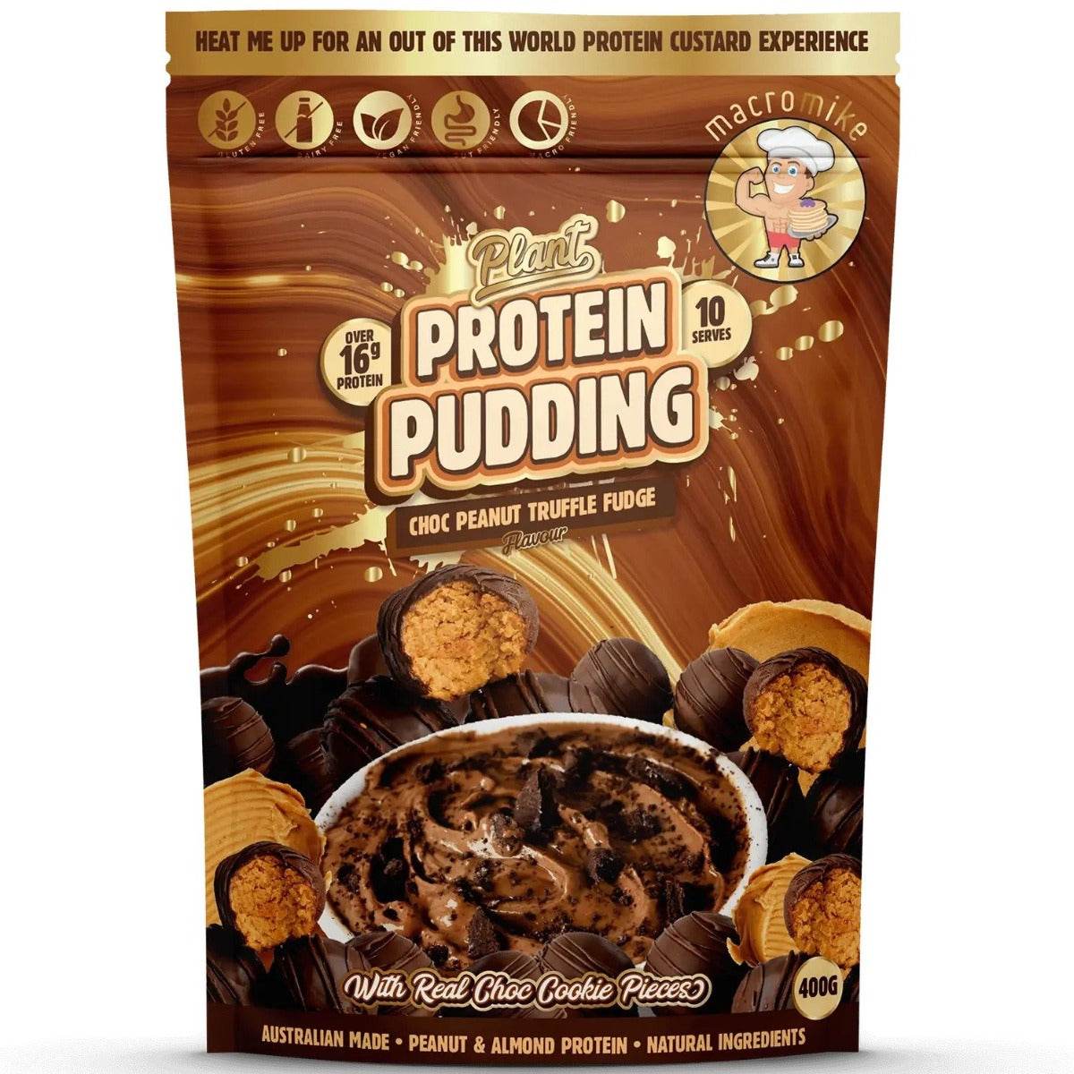 Macro Mike Plant Protein Pudding - NZ Muscle