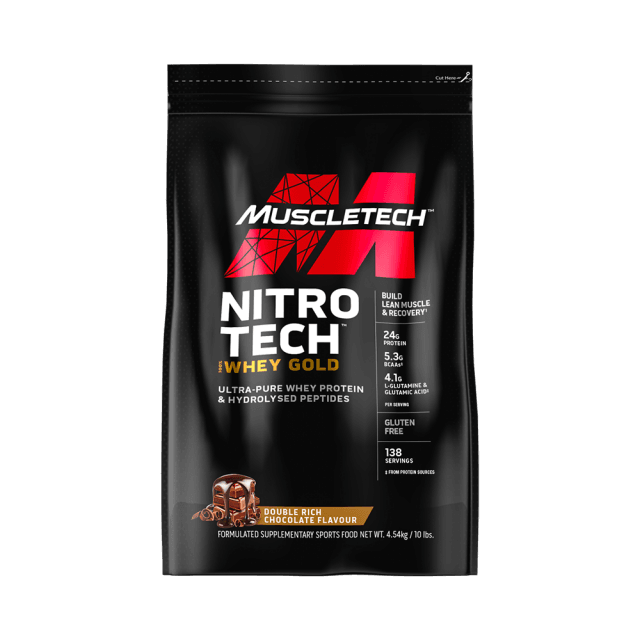 Muscletech Nitro-Tech 100% Whey Gold - NZ Muscle