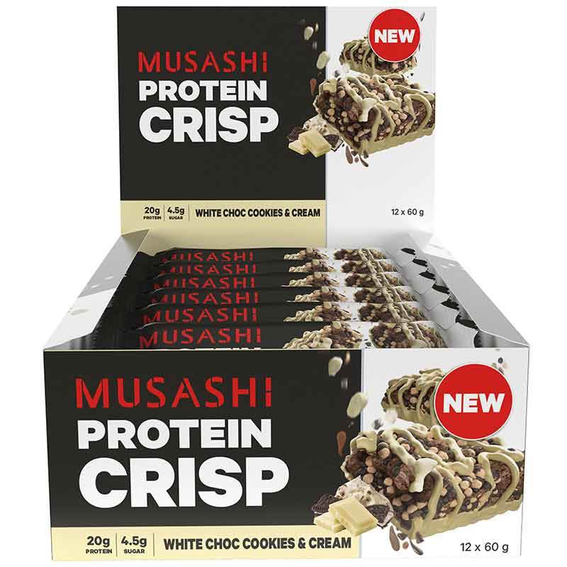 Musashi Protein Crisp Bars - NZ Muscle
