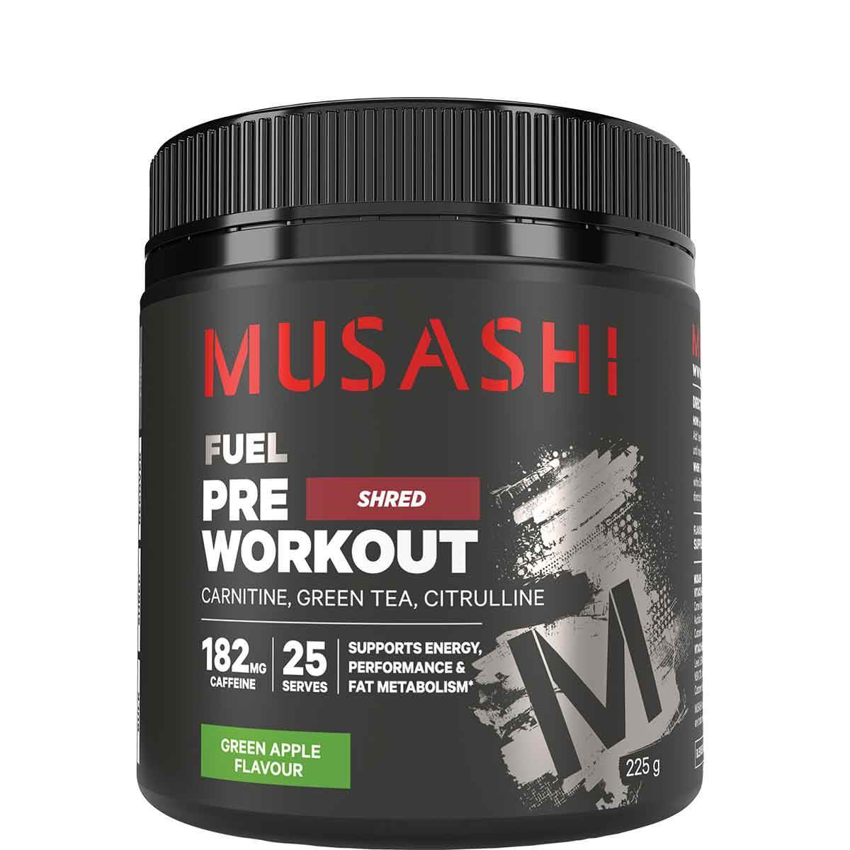 Musashi Pre-Workout Shred - NZ Muscle