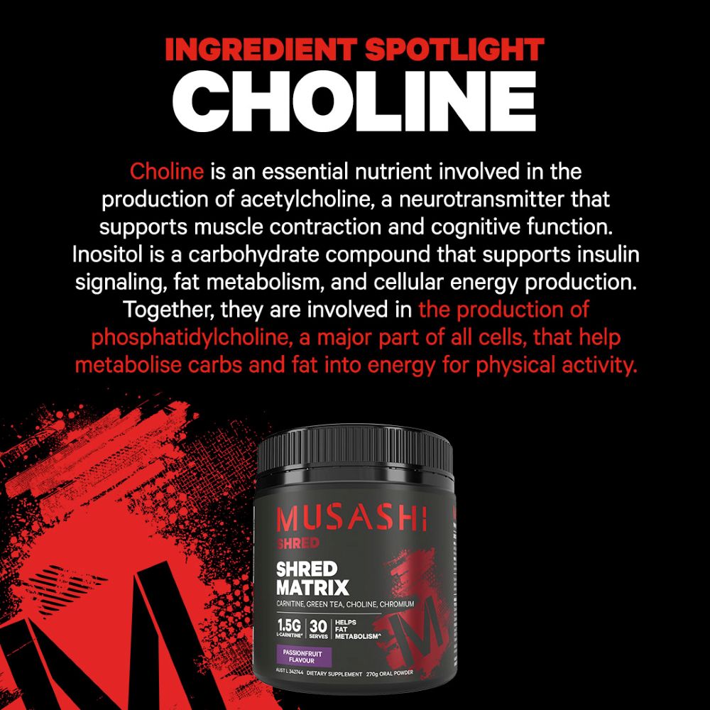 Musashi Shred Matrix ingredients