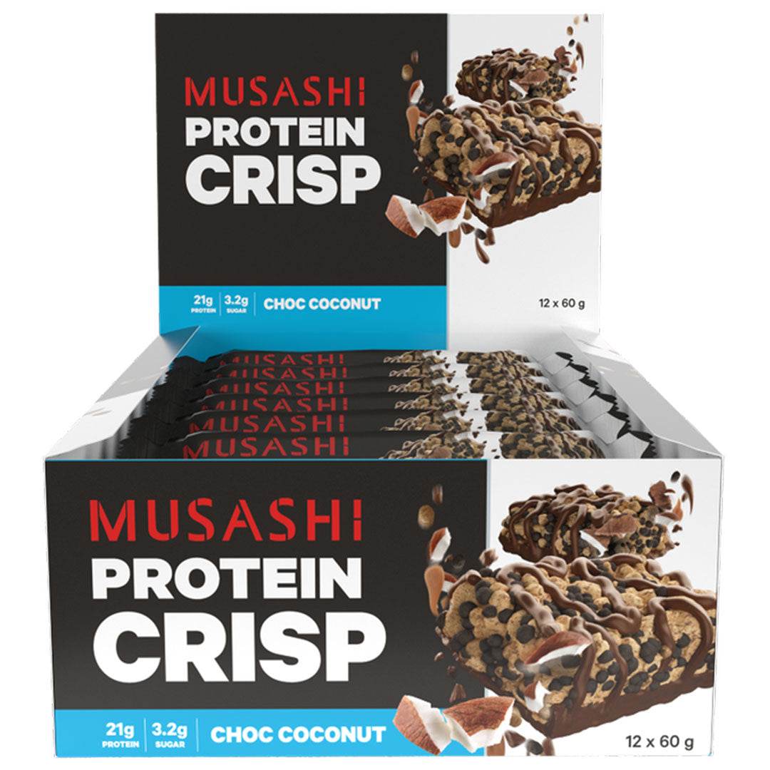 Musashi Protein Crisp Bars - NZ Muscle