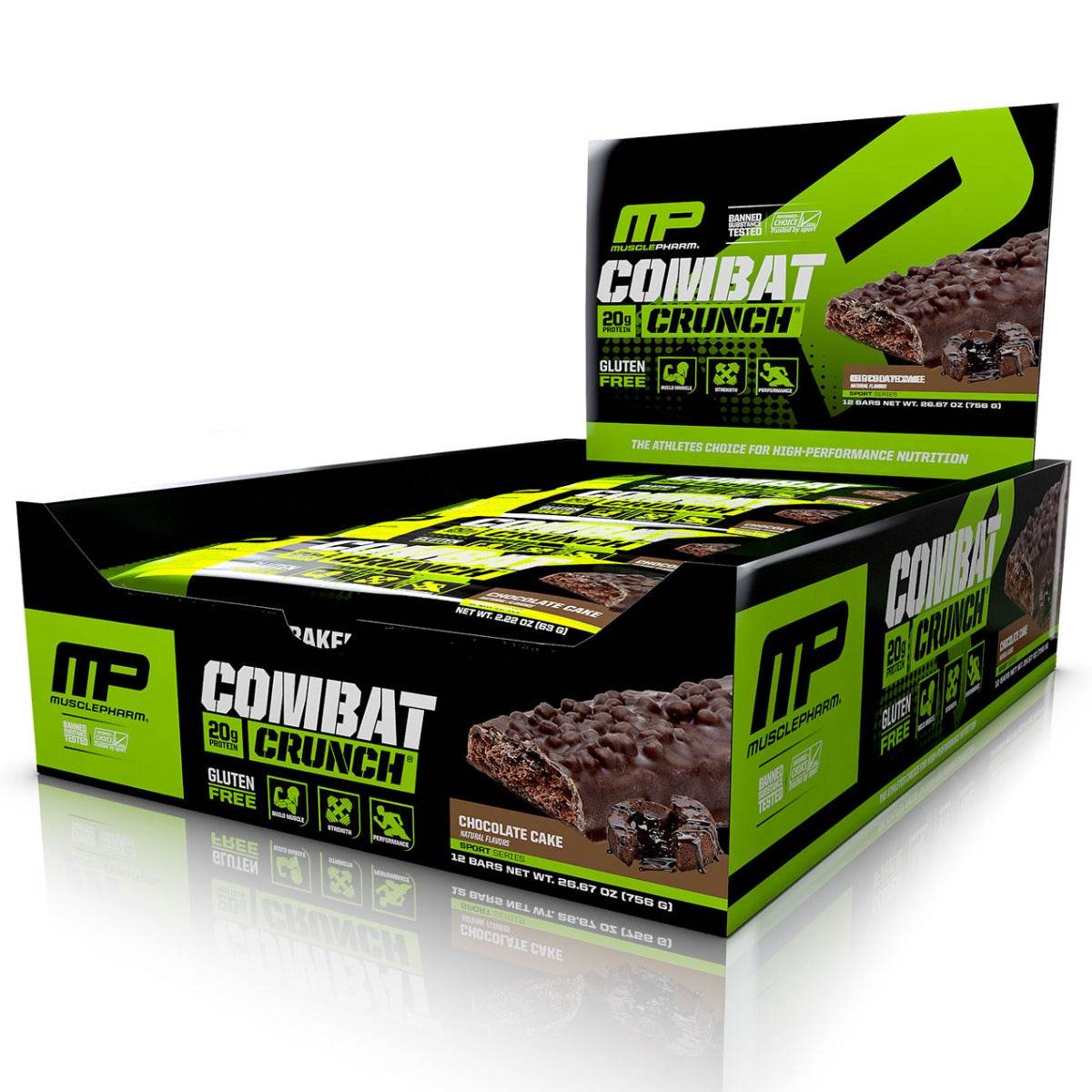 MusclePharm Combat Crunch Bars - NZ Muscle