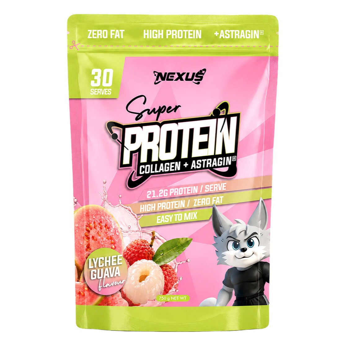 Nexus Super Protein 750g Lychee Guava