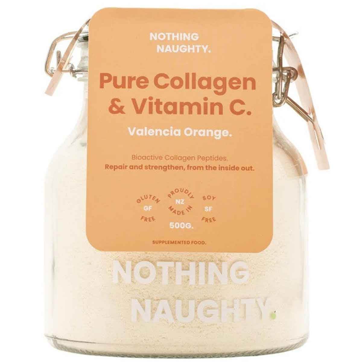 Nothing Naughty Pure Collagen + VitC - NZ Muscle