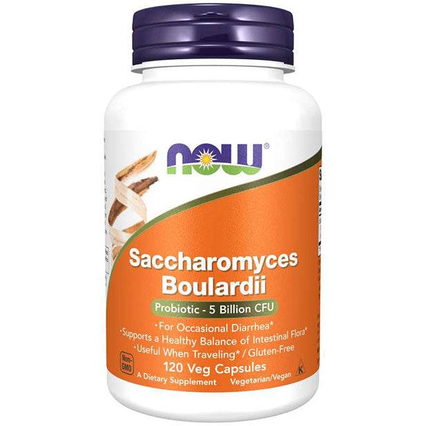 Now Foods Saccharomyces Boulardii 60 Capsules - NZ Muscle