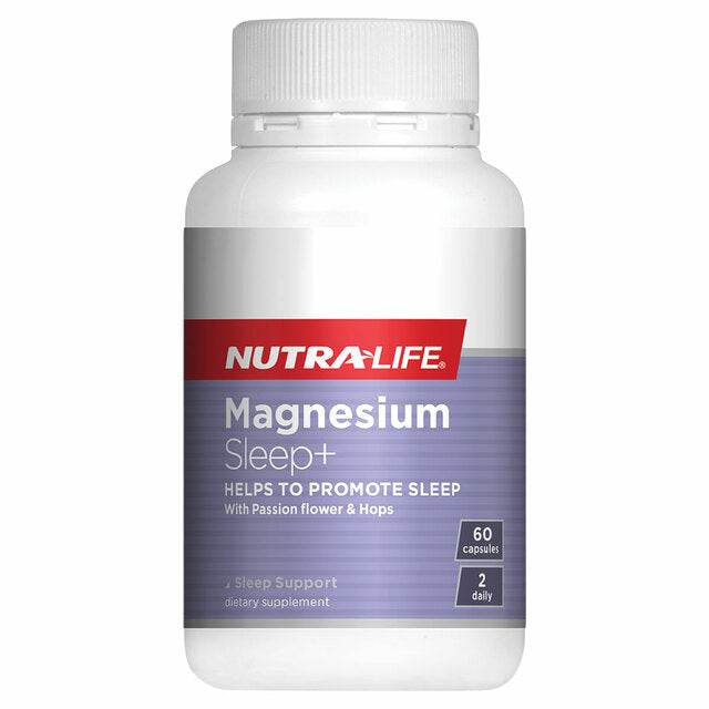 Nutra-life Magnesium Sleep+ 60 Capsules - NZ Muscle