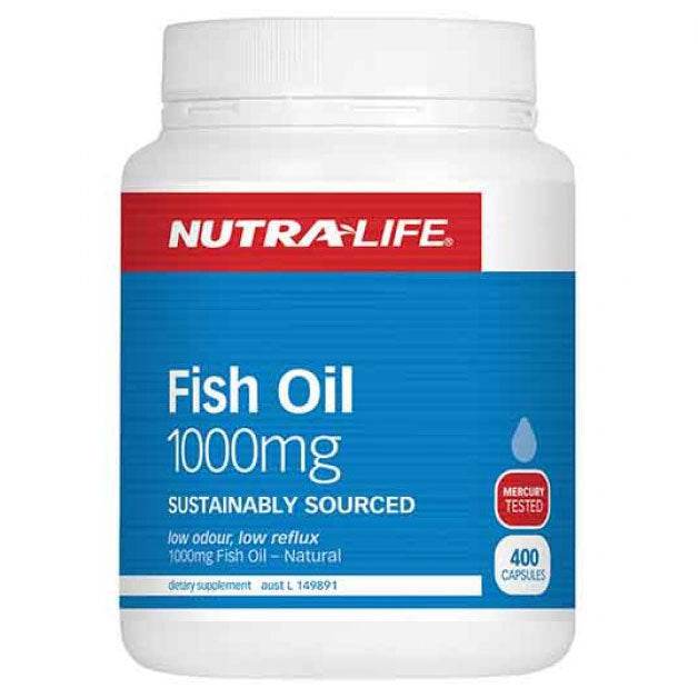Nutra-Life Omega 3 Fish Oil 400 Capsules - NZ Muscle