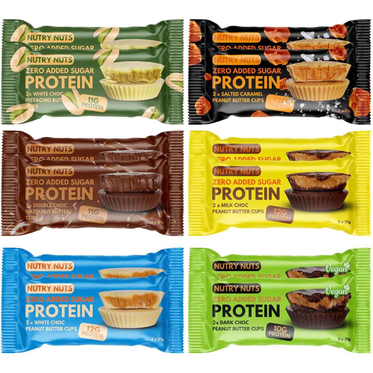 Nutry Nuts Protein Nut Butter Cups Mixed Box