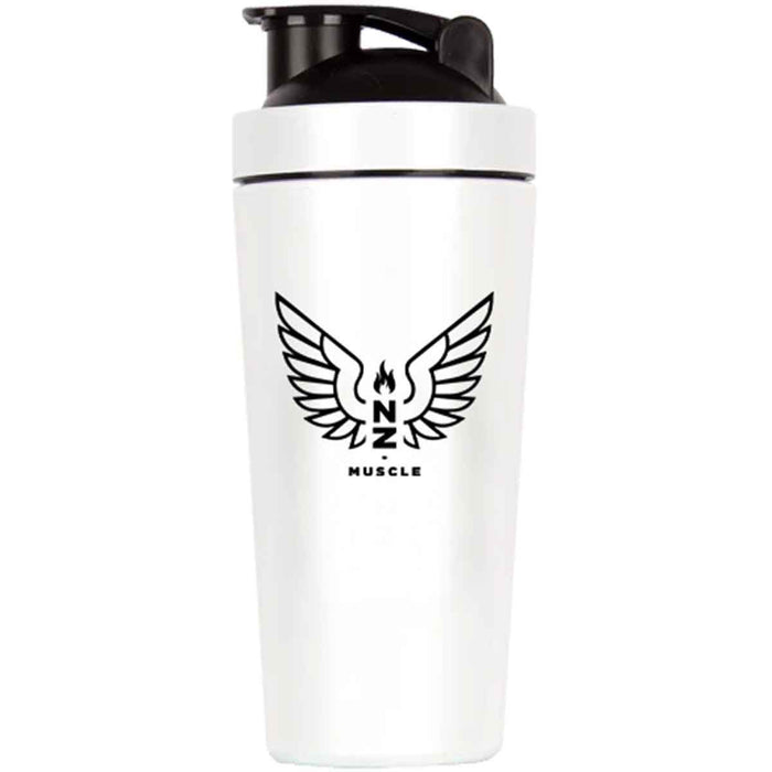 NZ Muscle Insulated Stainless Steel Shaker 600ml