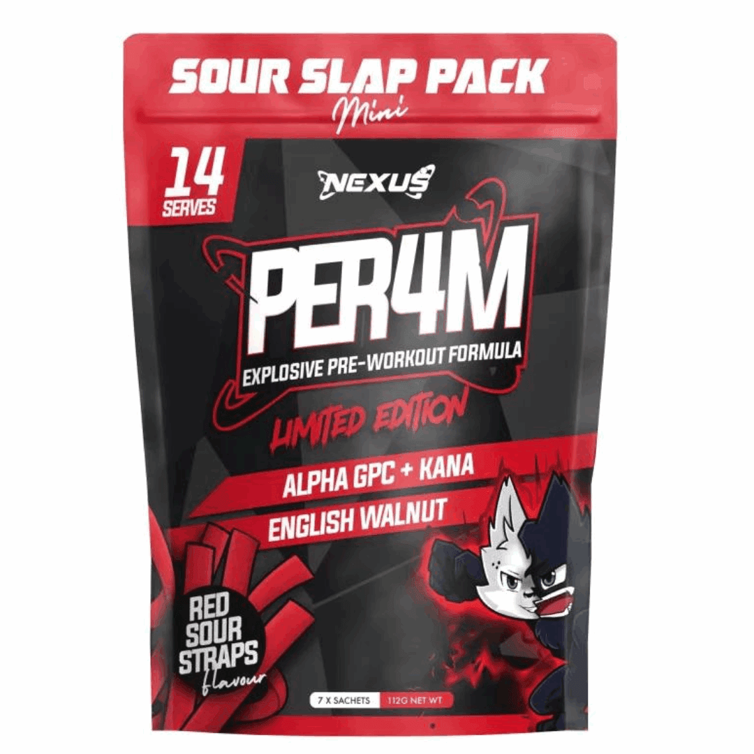 Nexus Sports Nutrition PER4M Sour Slap Pack Mini - NZ Muscle