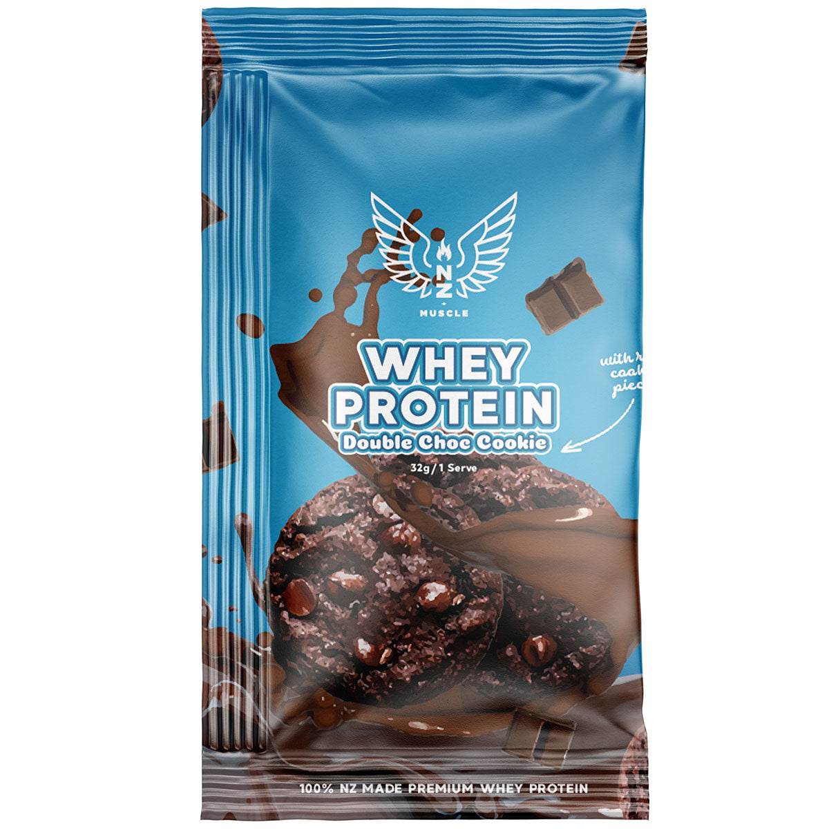 NZ Muscle Whey Protein Sachet - 1 Serve - NZ Muscle
