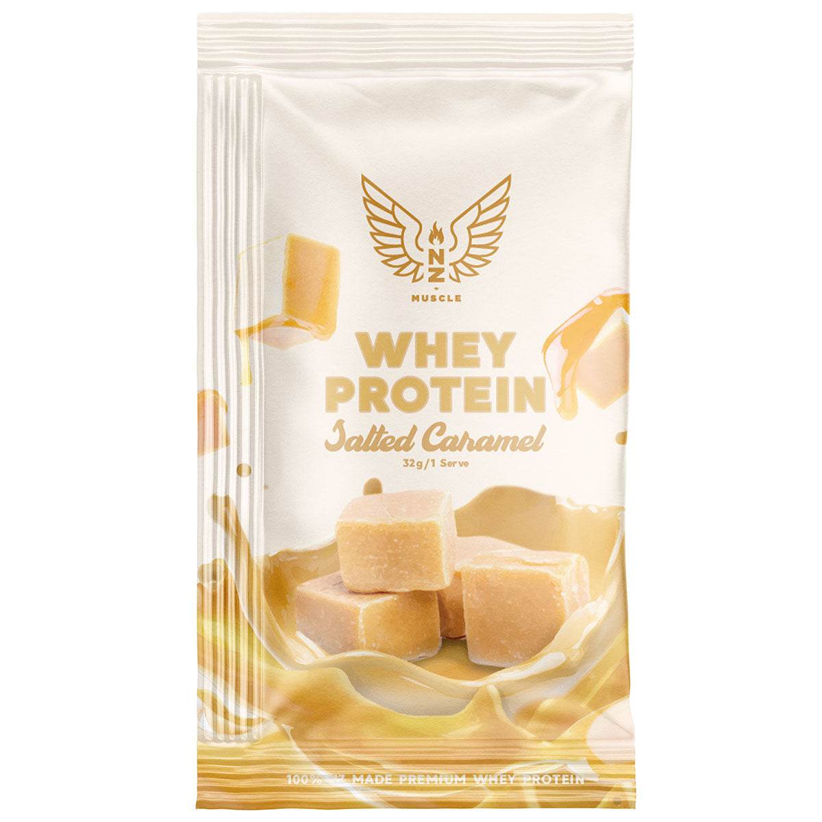 NZ Muscle Whey Protein Sachet - 1 Serve - NZ Muscle