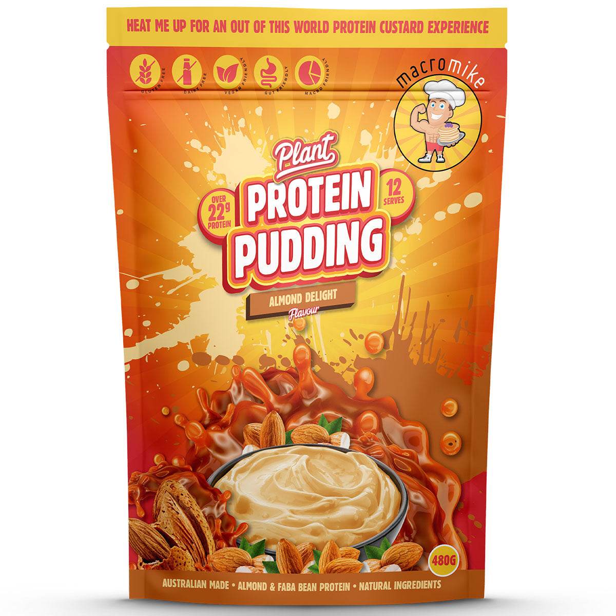 Macro Mike Plant Protein Pudding - NZ Muscle