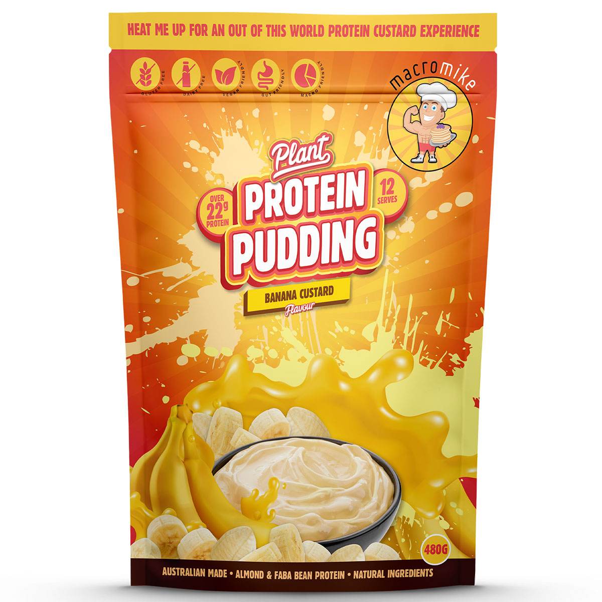 Macro Mike Plant Protein Pudding - NZ Muscle