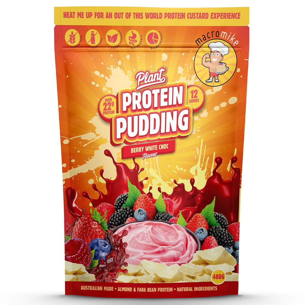 Macro Mike Plant Protein Pudding - NZ Muscle
