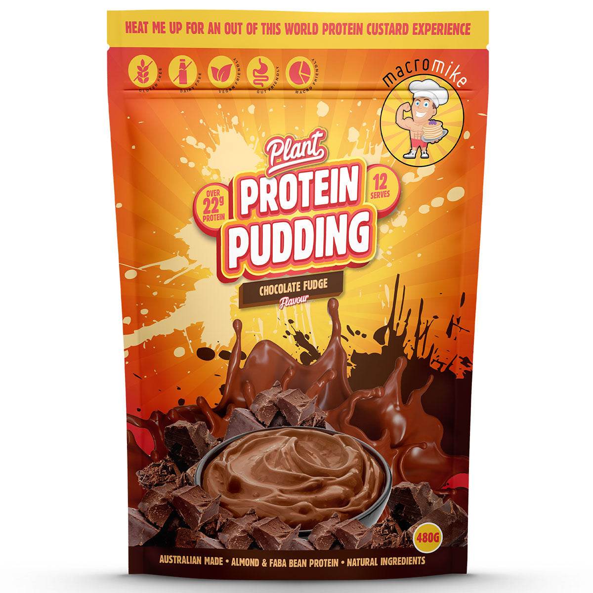 Macro Mike Plant Protein Pudding - NZ Muscle